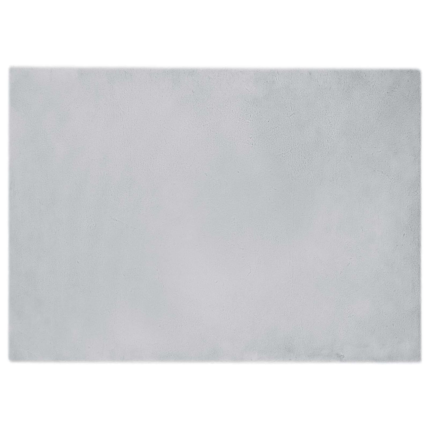 Anti-Slip Faux Rabbit Fur Rug OLITE Grey 200 x 280 cm Polyester