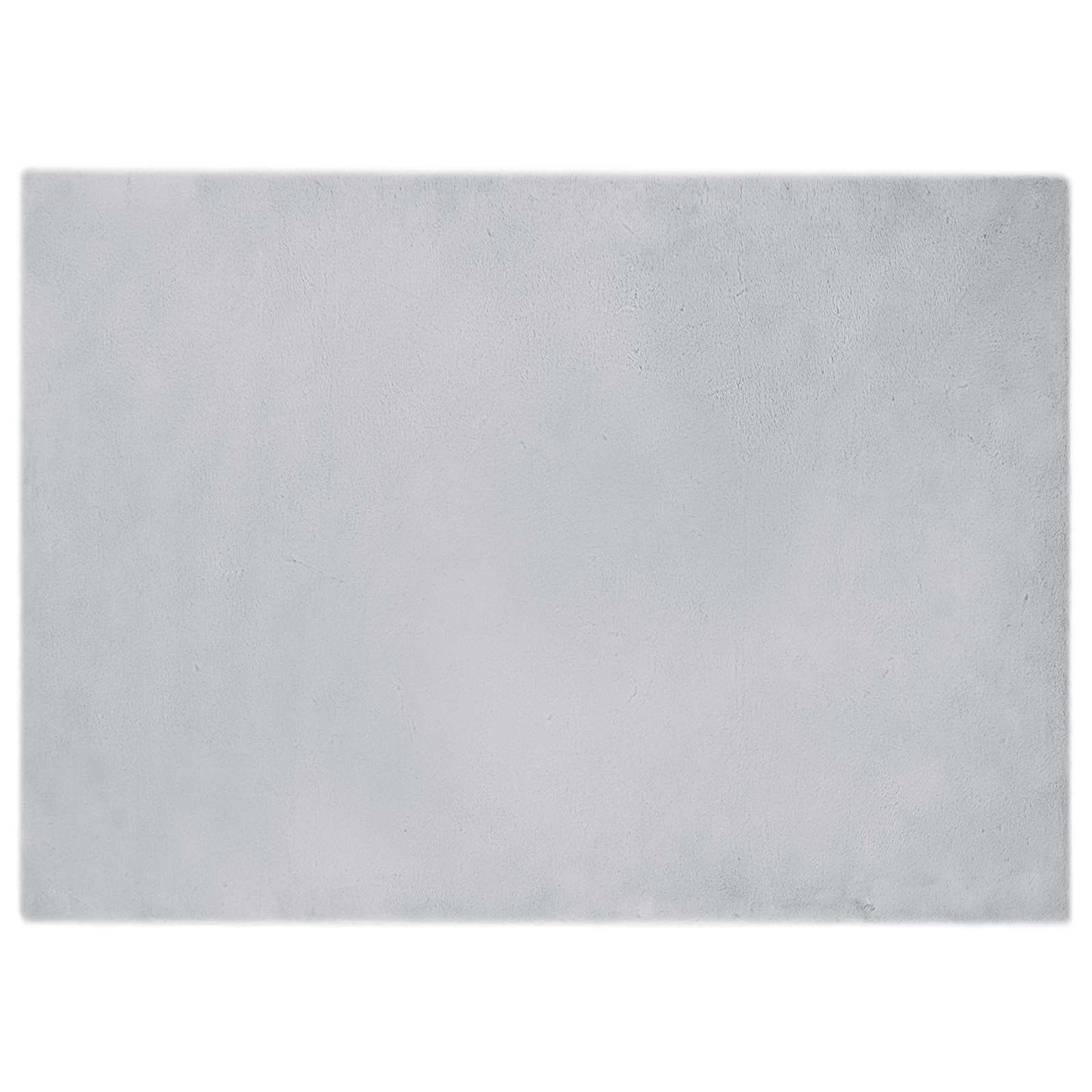 Anti-Slip Faux Rabbit Fur Rug OLITE Grey 240 x 340 cm Polyester