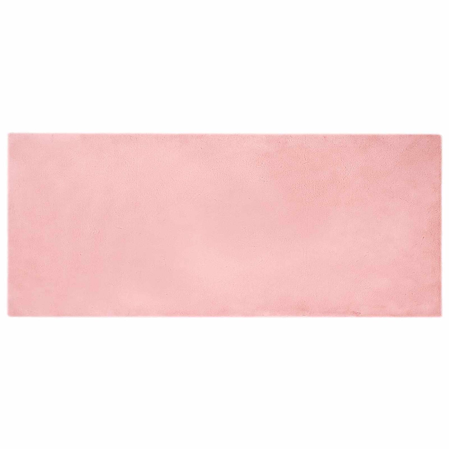 Anti-Slip Faux Rabbit Fur Rug OLITE Pink 80 x 200 cm Polyester