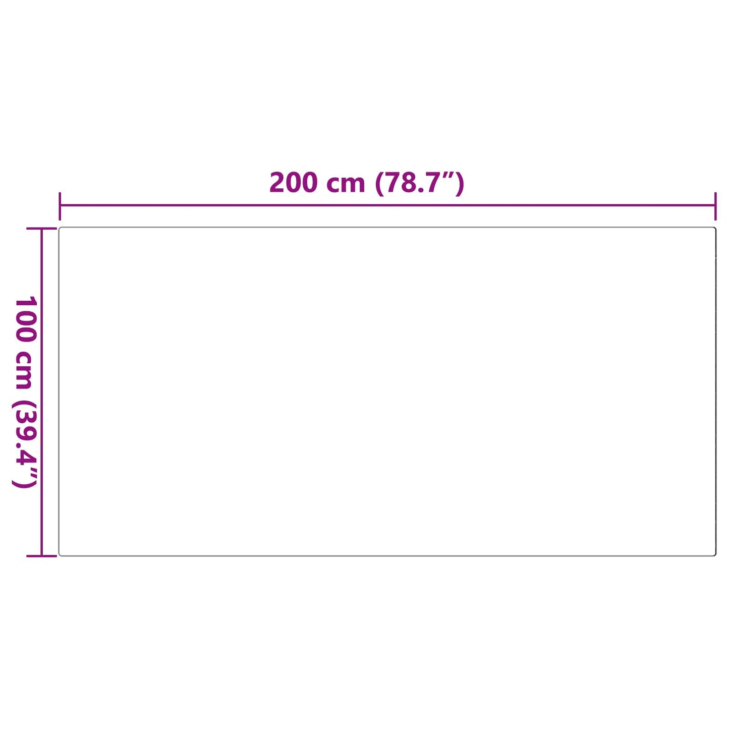 Anti-Slip Faux Rabbit Fur Rug OLITE Pink 100 x 200 cm Polyester