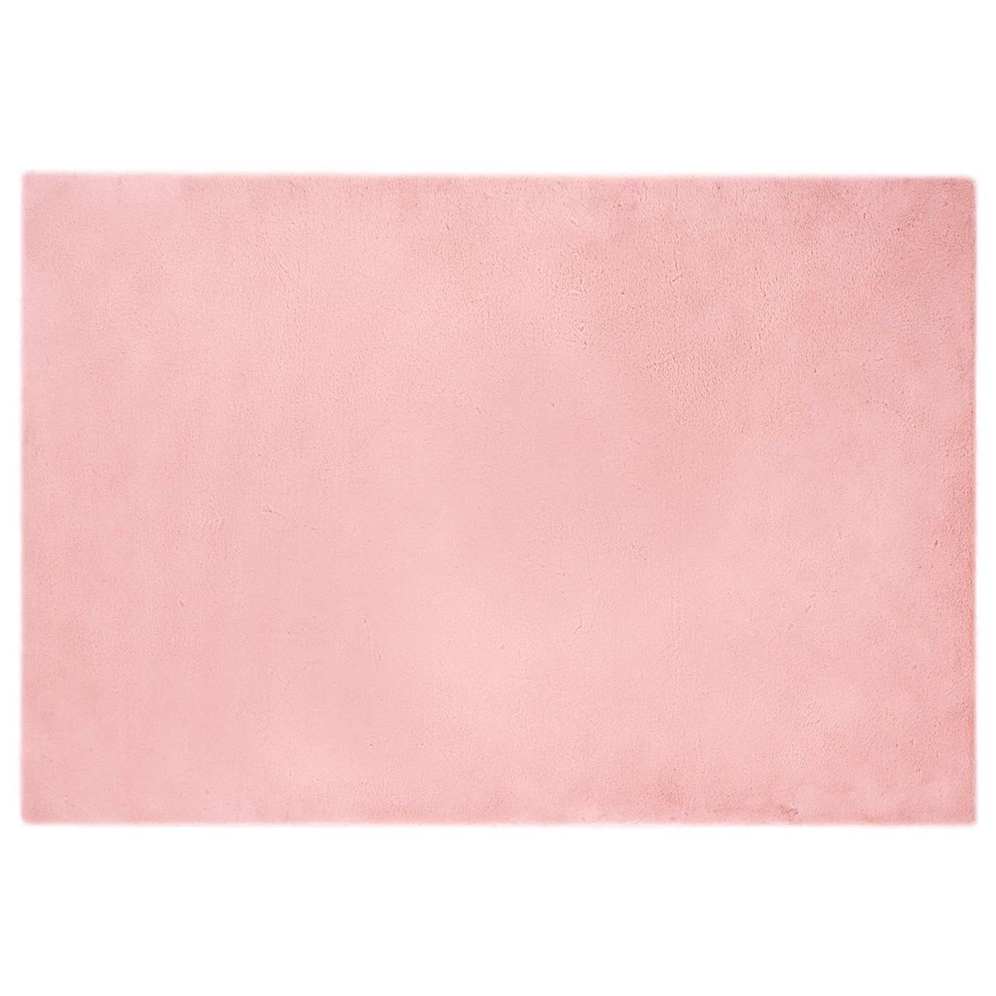 Anti-Slip Faux Rabbit Fur Rug OLITE Pink 120 x 170 cm Polyester