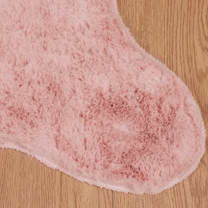 Anti-Slip Faux Rabbit Fur Rug OLITE Pink 60 x 90 cm Polyester