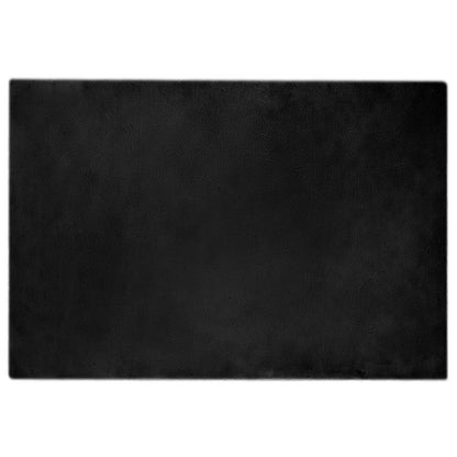 Anti-Slip Faux Rabbit Fur Rug OLITE Black 120 x 170 cm