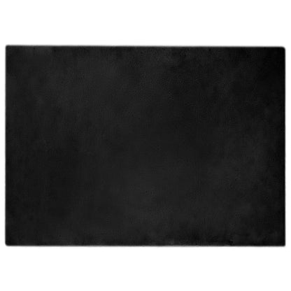 Anti-Slip Faux Rabbit Fur Rug OLITE Black 240 x 340 cm