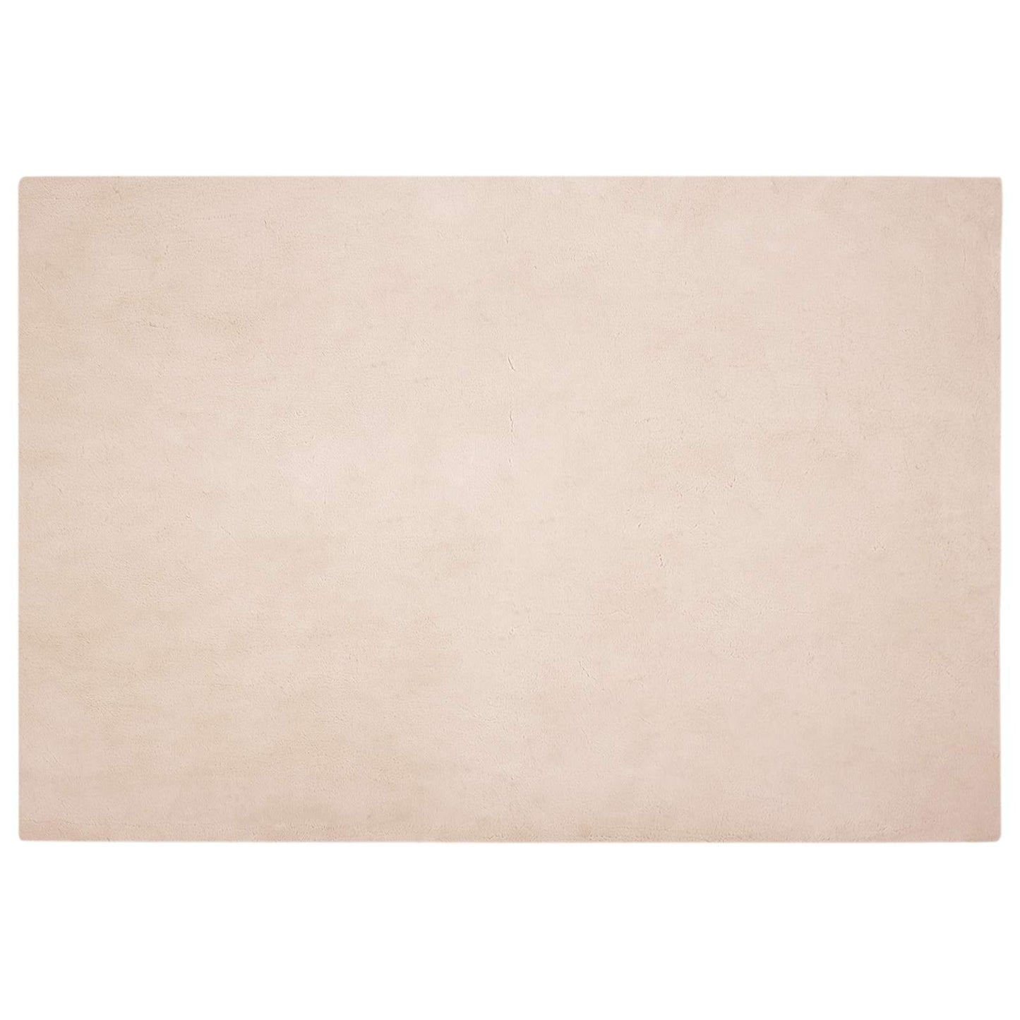 Anti-Slip Faux Rabbit Fur Rug OLITE Taupe 140 x 200 cm