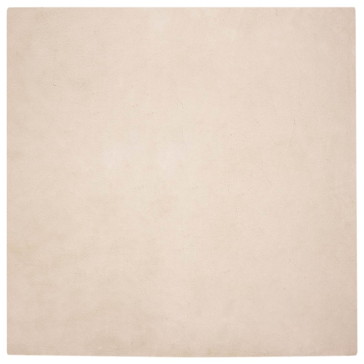 Anti-Slip Faux Rabbit Fur Rug OLITE Taupe 160 x 160 cm