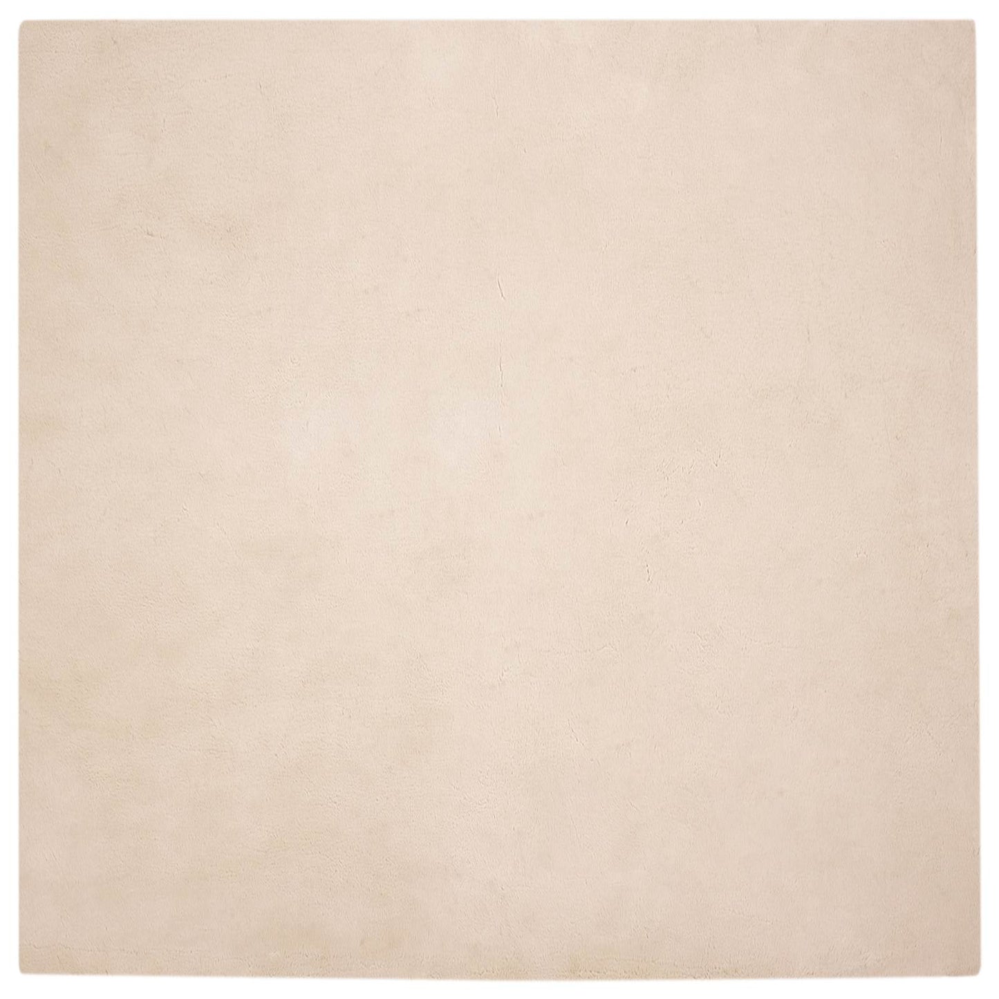Anti-Slip Faux Rabbit Fur Rug OLITE Taupe 200 x 200 cm
