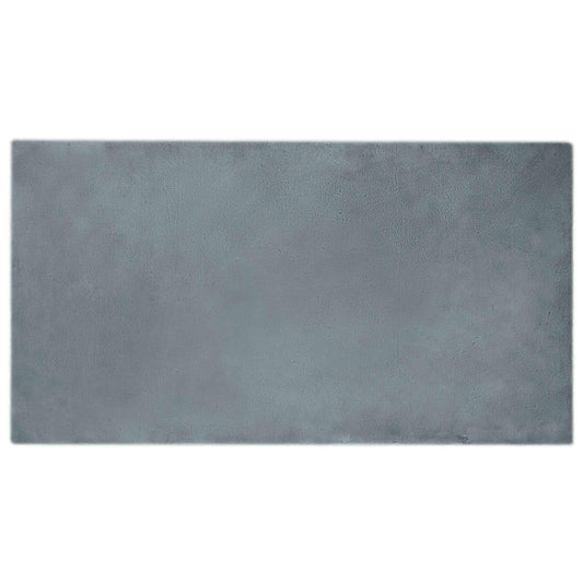 Anti-Slip Faux Rabbit Fur Rug OLITE Anthracite 60 x 110 cm