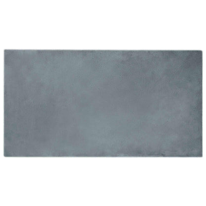 Anti-Slip Faux Rabbit Fur Rug OLITE Anthracite 80 x 150 cm