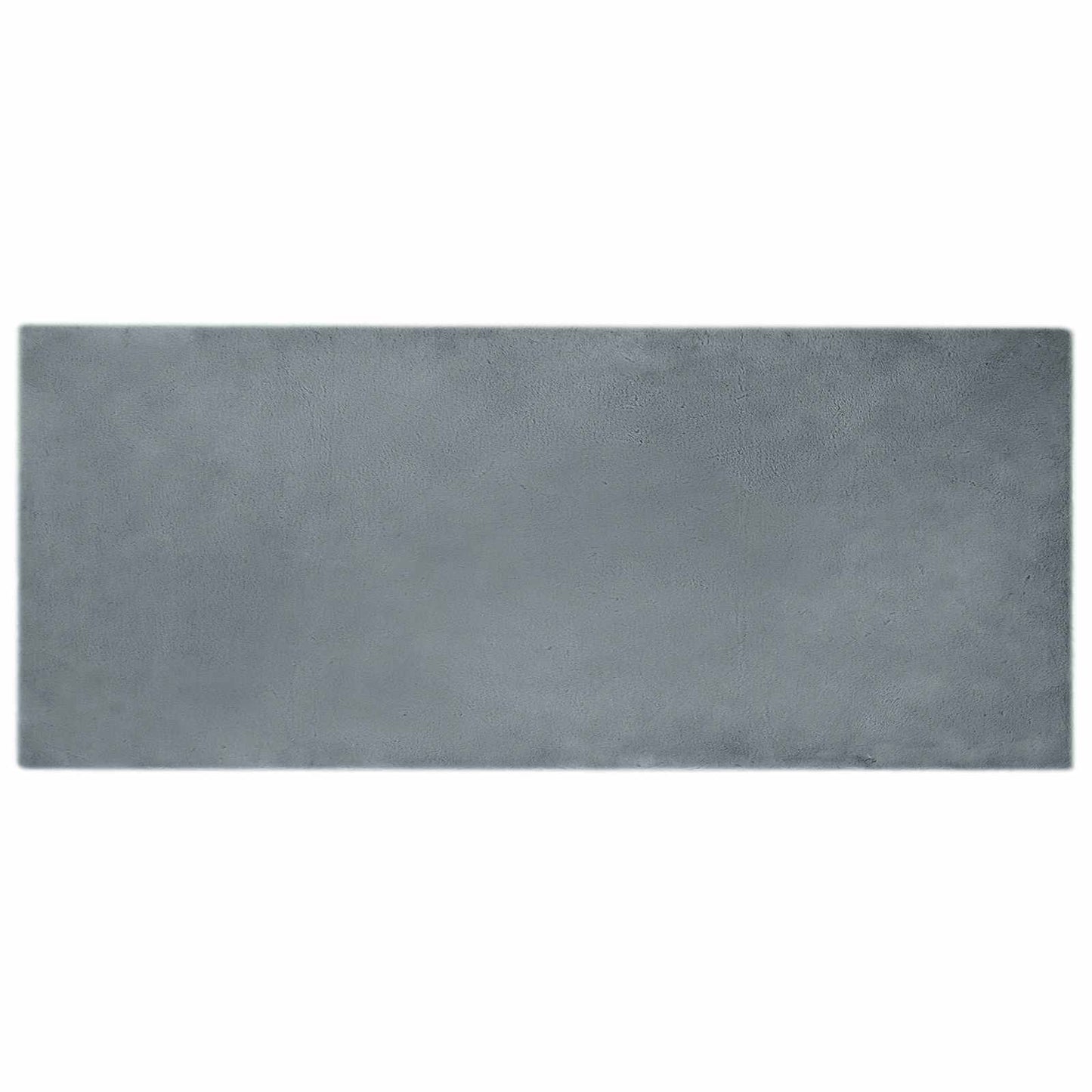 Anti-Slip Faux Rabbit Fur Rug OLITE Anthracite 80 x 200 cm