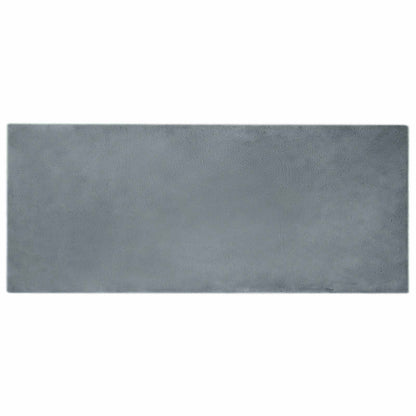 Anti-Slip Faux Rabbit Fur Rug OLITE Anthracite 100 x 200 cm