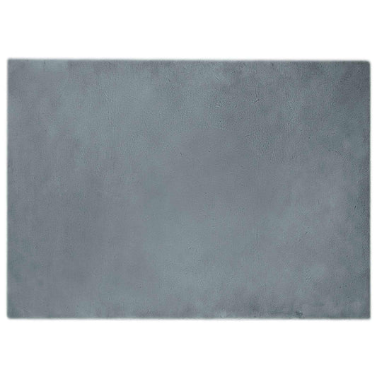 Anti-Slip Faux Rabbit Fur Rug OLITE Anthracite 200 x 280 cm
