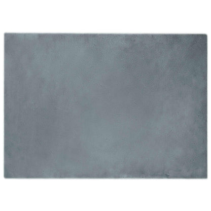 Anti-Slip Faux Rabbit Fur Rug OLITE Anthracite 240 x 340 cm