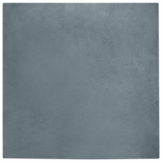 Anti-Slip Faux Rabbit Fur Rug OLITE Anthracite 120 x 120 cm