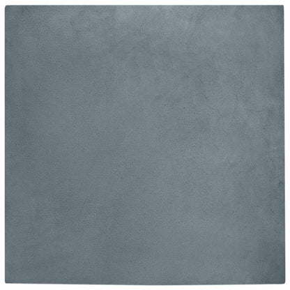 Anti-Slip Faux Rabbit Fur Rug OLITE Anthracite 160 x 160 cm