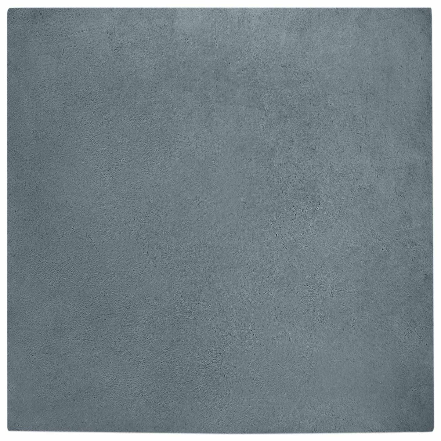 Anti-Slip Faux Rabbit Fur Rug OLITE Anthracite 240 x 240 cm