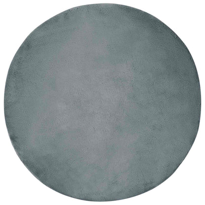 Anti-Slip Faux Rabbit Fur Rug OLITE Anthracite Ø 160 cm