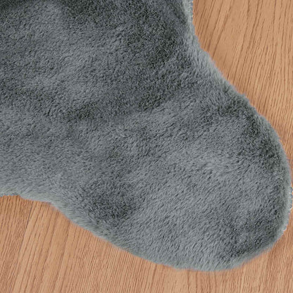 Anti-Slip Faux Rabbit Fur Rug OLITE Anthracite 80 x 120 cm