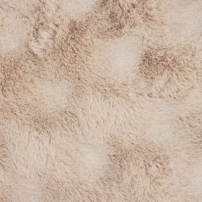 Anti-Slip Faux Rabbit Fur Blanket Olite Beige 150 x 220 cm
