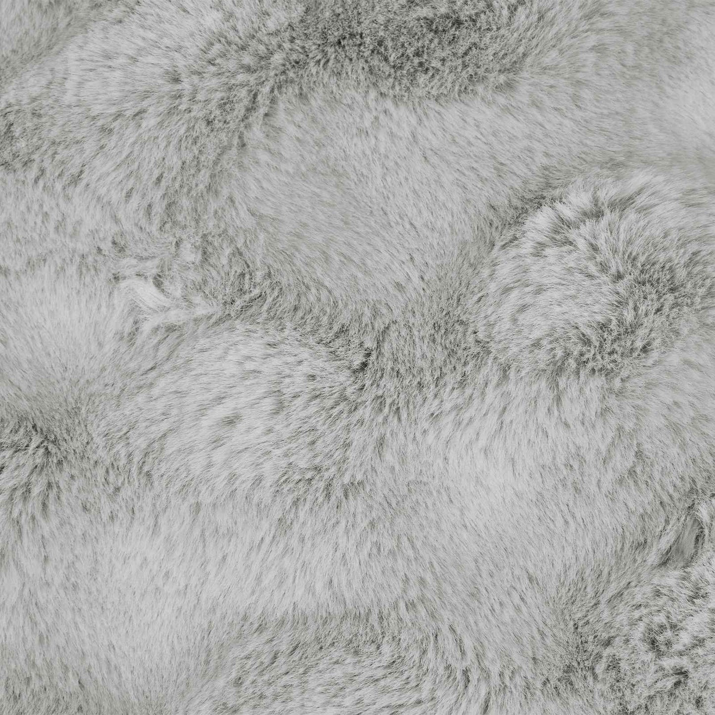Anti-Slip Faux Rabbit Fur Blanket Olite Grey 220 x 240 cm