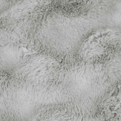 Anti-Slip Faux Rabbit Fur Blanket Olite 4 pcs Grey 130 x 150 cm