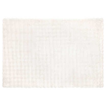 Anti-Slip Faux Rabbit Fur Blanket Olite White 150 x 220 cm