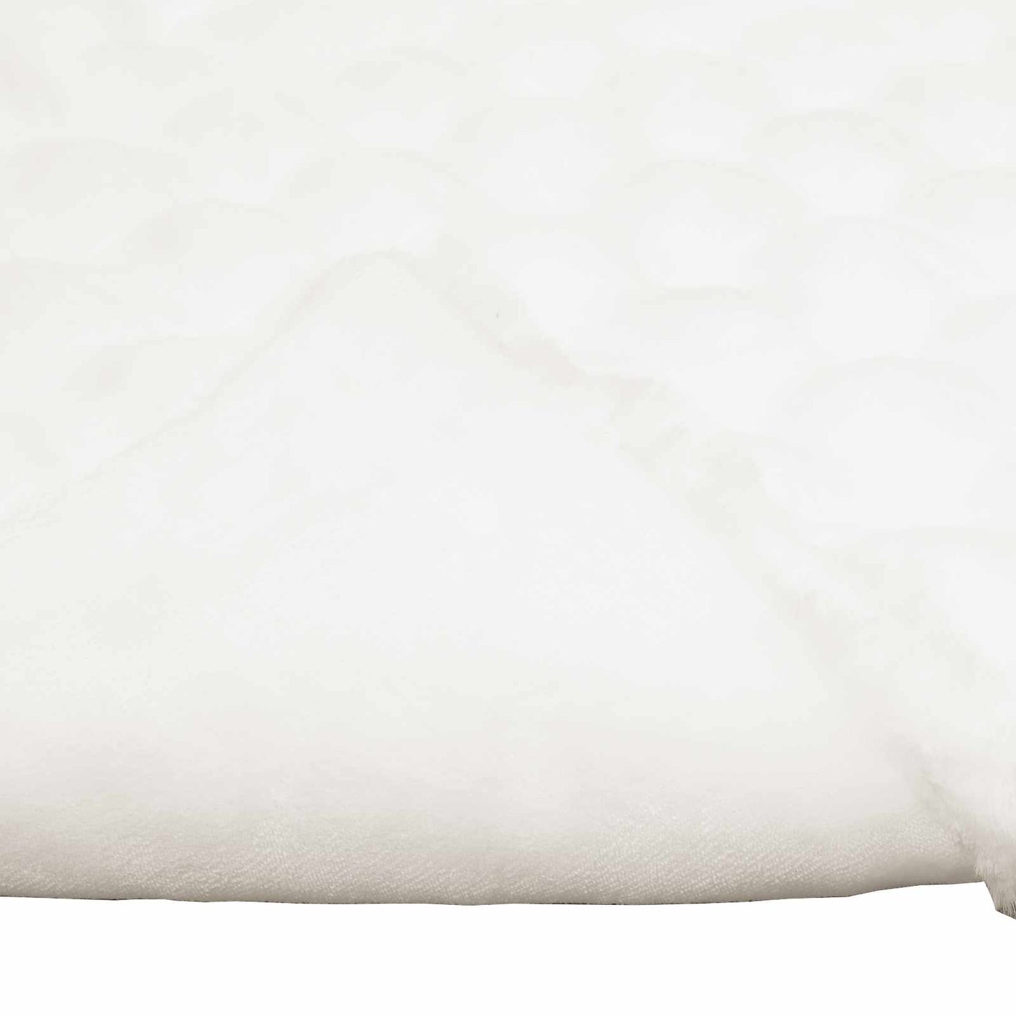 Anti-Slip Faux Rabbit Fur Blanket Olite White 240 x 270 cm