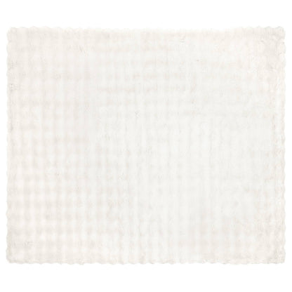 Anti-Slip Faux Rabbit Fur Blanket Olite White 240 x 270 cm