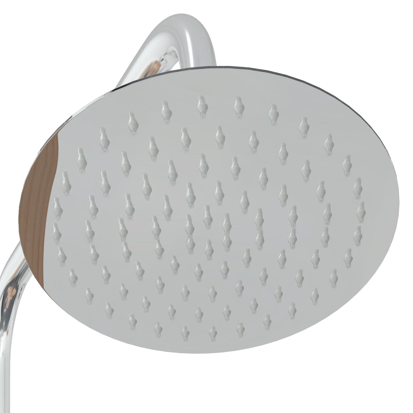 Outdoor Shower 223 cm Solid Pine Wood and Stainless Steel