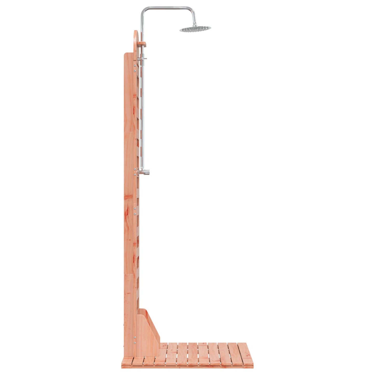 Outdoor Shower 223 cm Solid Douglas Wood and Stainless Steel