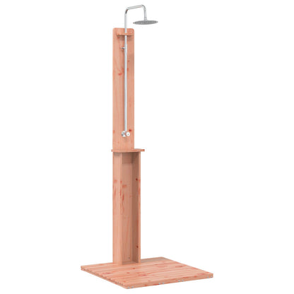 Outdoor Shower 206 cm Solid Douglas Wood and Stainless Steel
