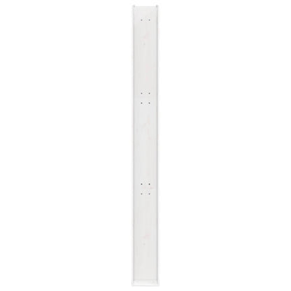 Outdoor Shower 226 cm Solid Pine Wood and Stainless Steel White
