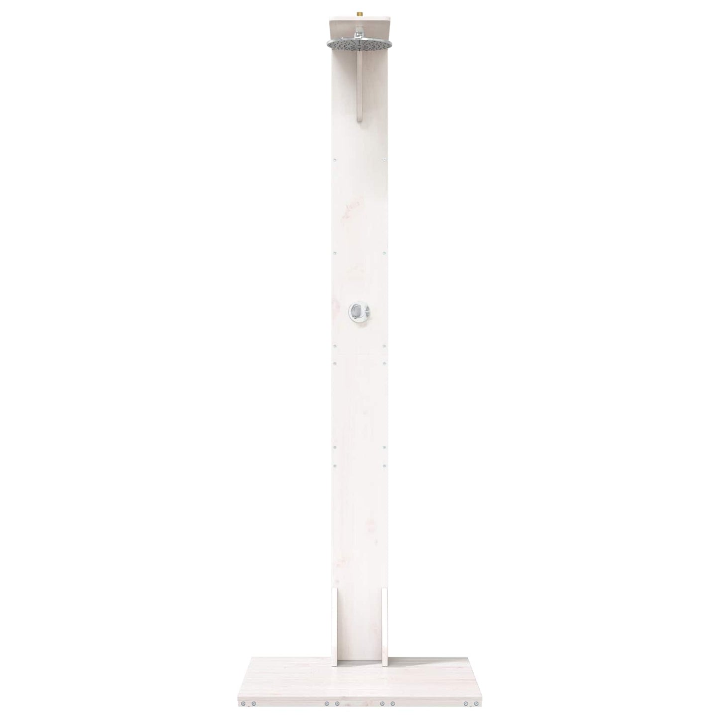 Outdoor Shower 214.5 cm Solid Pine Wood and Stainless Steel