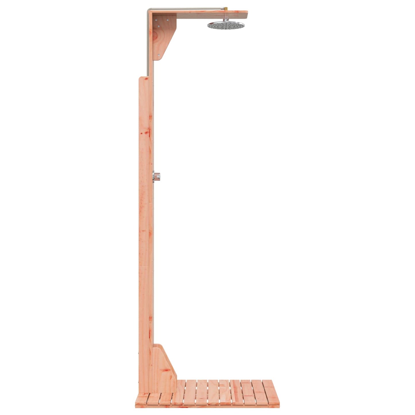 Outdoor Shower 214.5 cm Solid Douglas Wood and Stainless Steel