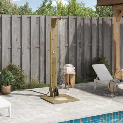 Outdoor Shower 214.5 cm Natural