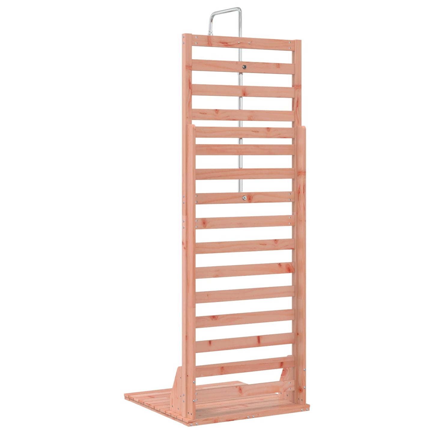 Outdoor Shower 225 cm Solid Douglas Wood and Stainless Steel