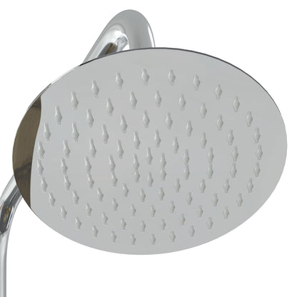 Outdoor Shower 246 cm Impregnated Pine Wood and Stainless Steel