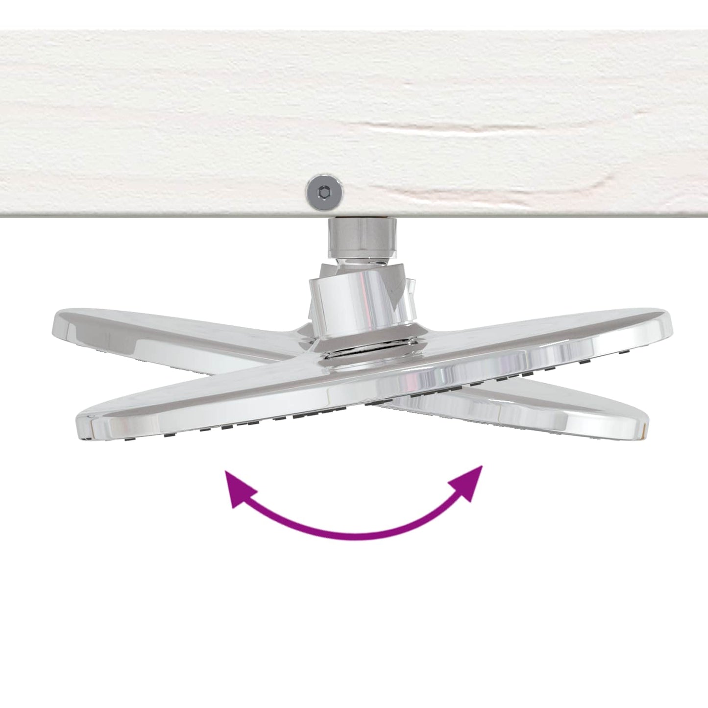 Outdoor Shower 210 cm Solid Pine Wood and Stainless Steel White