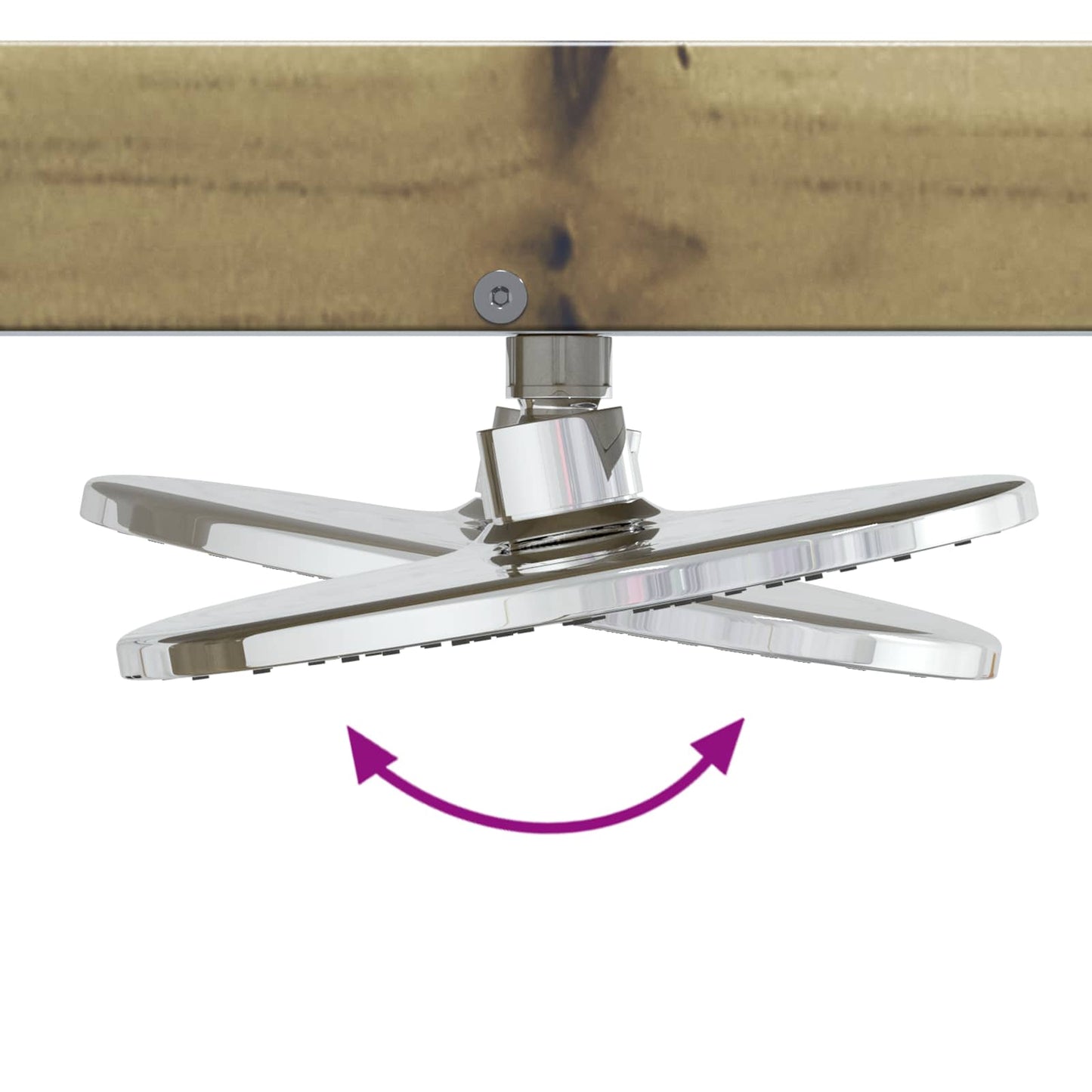 Outdoor Shower 210 cm Impregnated Pine Wood and Stainless Steel