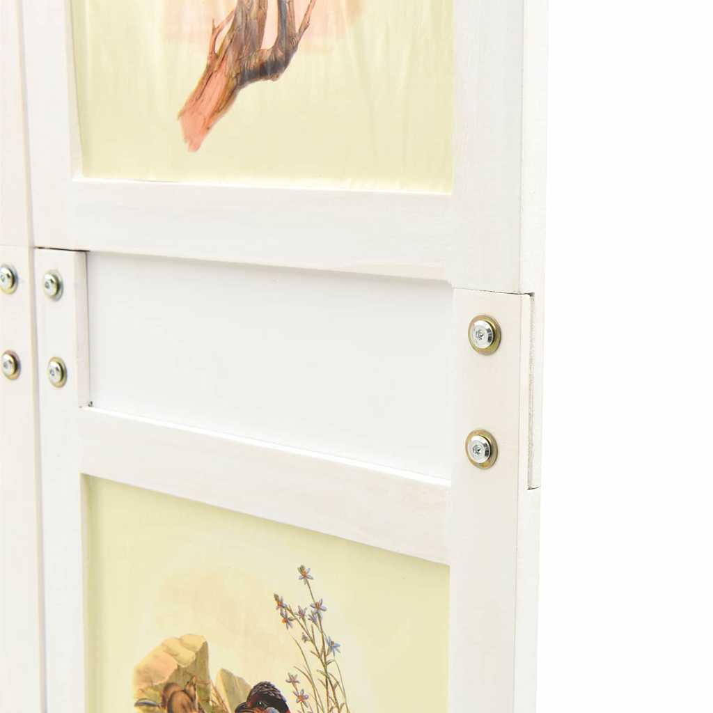 Romdivider Panel Folding White 141.5 x 165 cm MDF