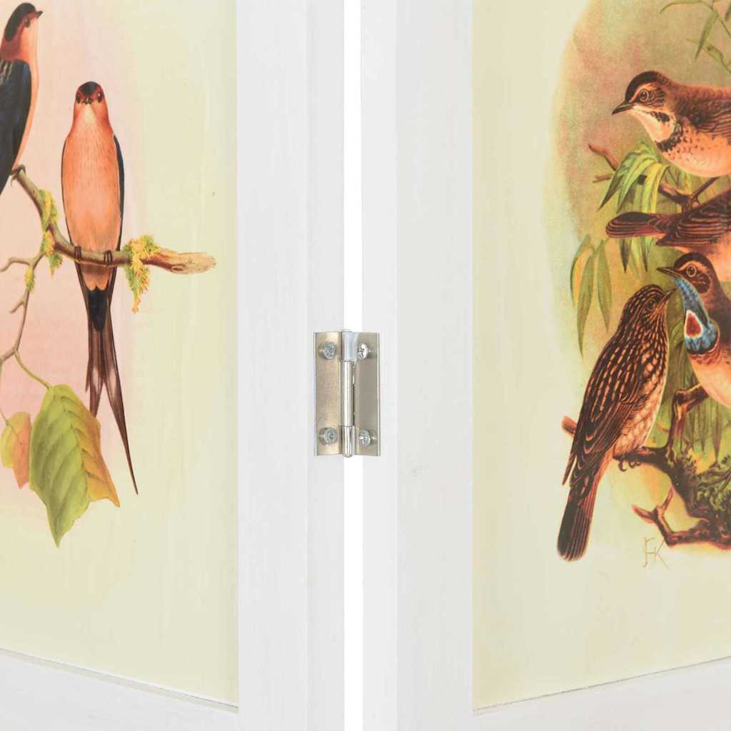 Romdivider Panel Folding White 141.5 x 165 cm MDF