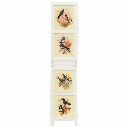 Romdivider Panel Folding White 176.5 x 165 cm MDF