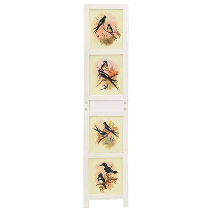 Romdivider Panel Folding White 212 x 165 cm MDF