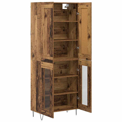 Highboard Old Wood 69.5 x 34 x 180 cm Engineered Wood