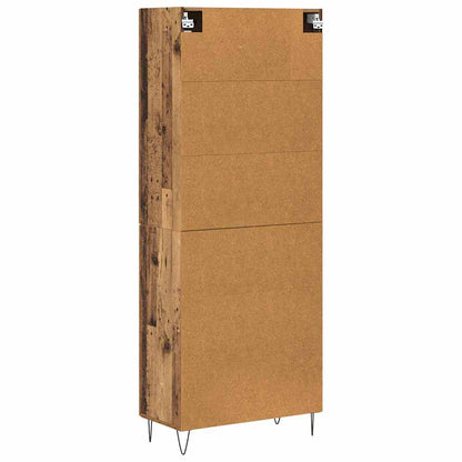 Highboard Old Wood 69.5 x 34 x 180 cm Engineered Wood