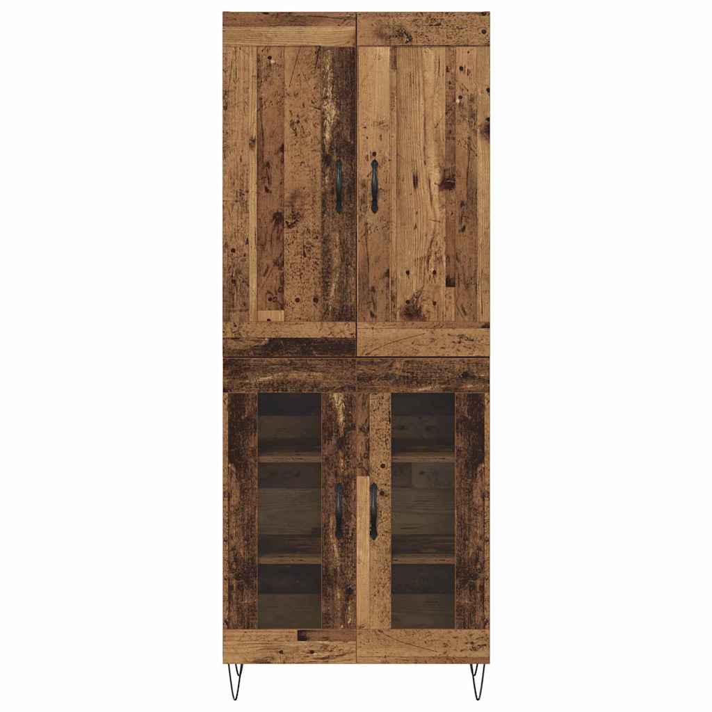 Highboard Old Wood 69.5 x 34 x 180 cm Engineered Wood