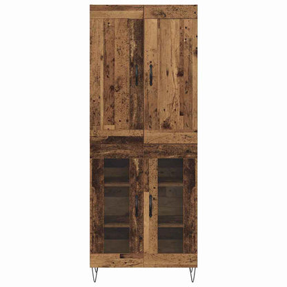 Highboard Old Wood 69.5 x 34 x 180 cm Engineered Wood