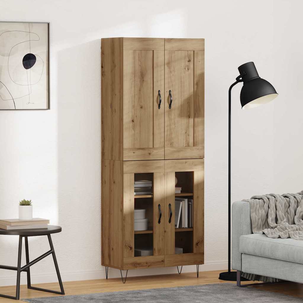 Highboard Artisan Oak 69.5 x 34 x 180 cm Engineered Wood