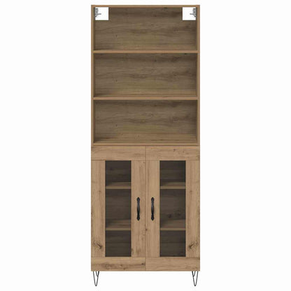 Highboard 2 pcs Artisan Oak Engineered Wood