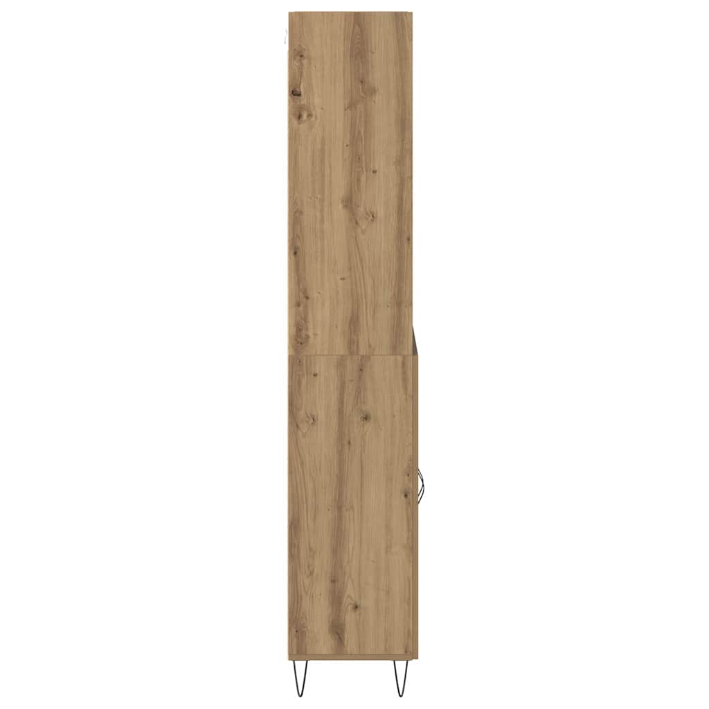 Highboard 2 pcs Artisan Oak Engineered Wood